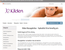 Tablet Screenshot of kilden-massagebrikse.dk